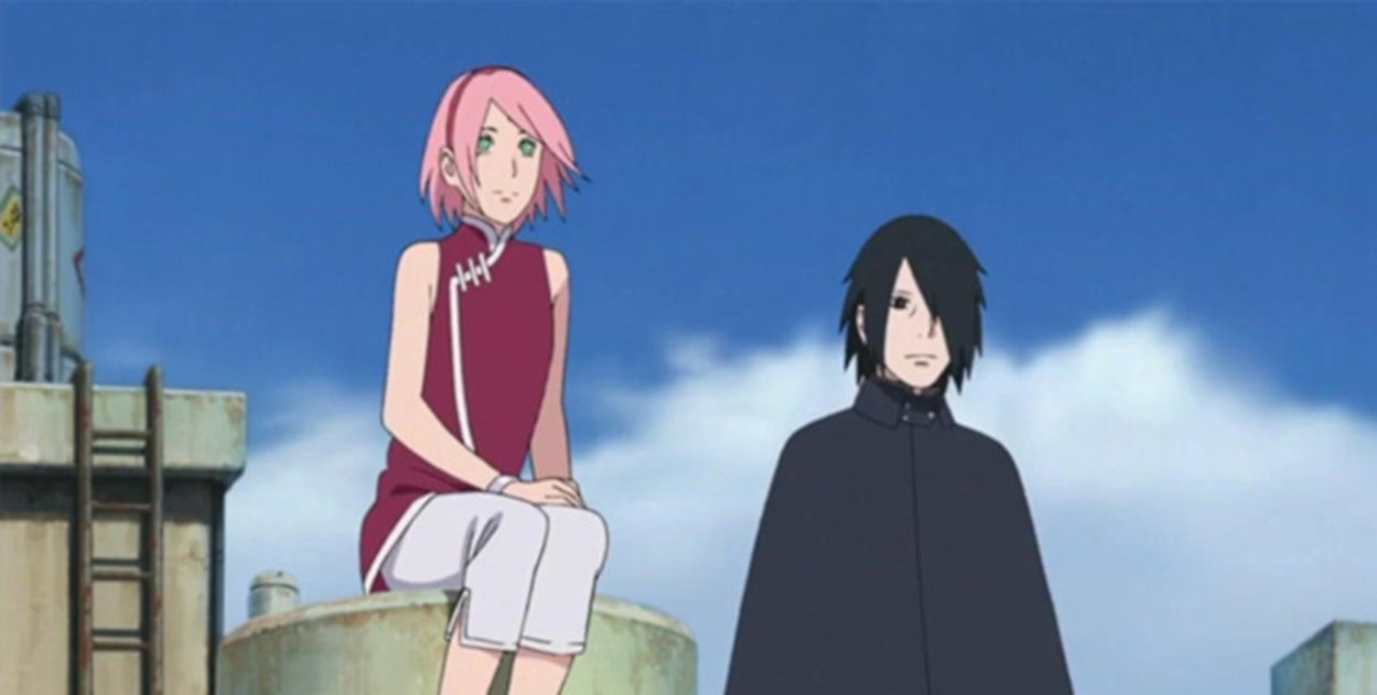 Sasuke y Sakura de Naruto