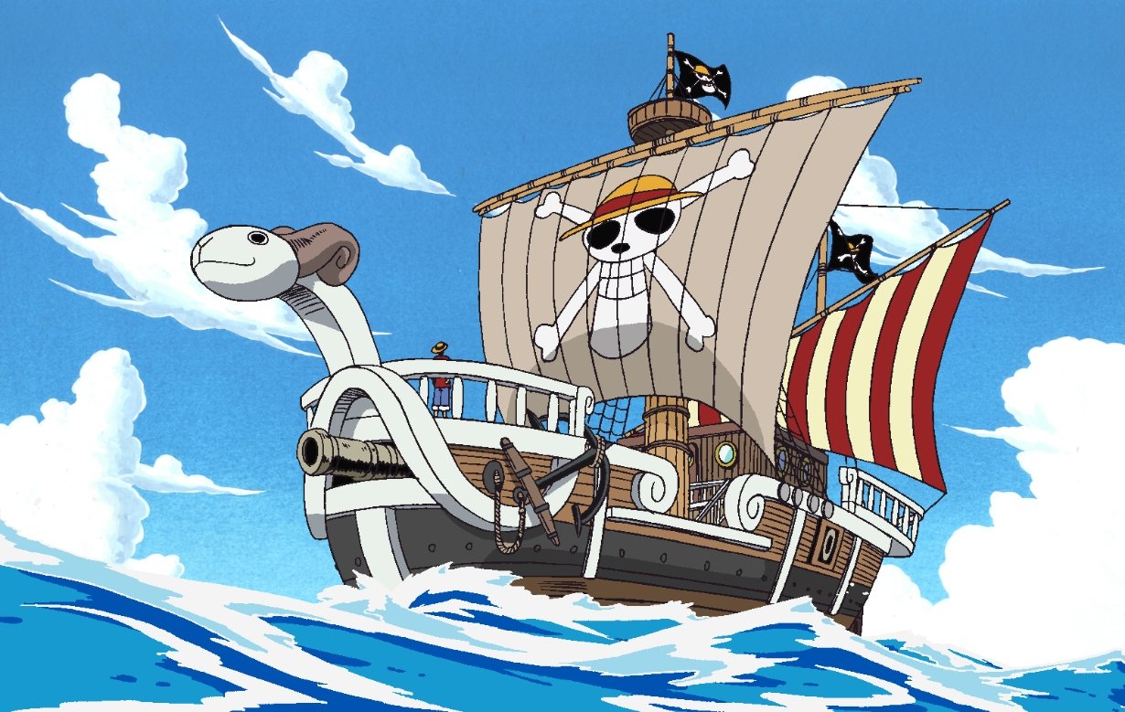 Así es el barco de One Piece