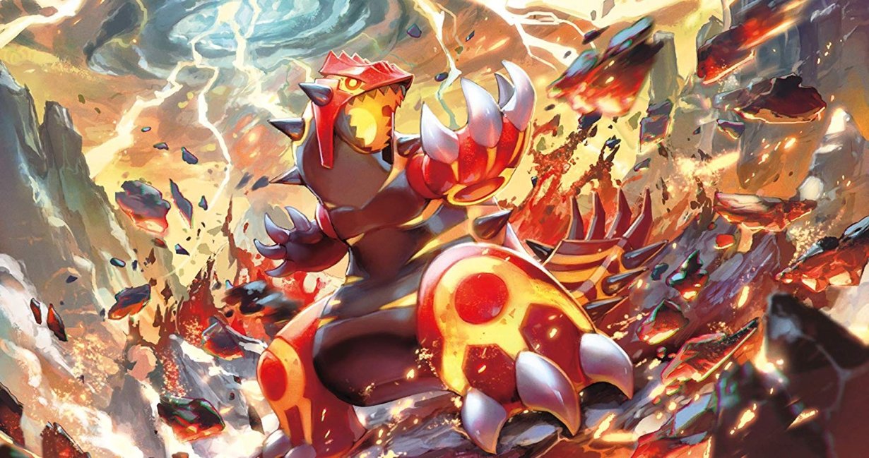 Groudon Primigenio es un Pokémon tipo Tierra/Fuego