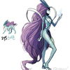 Pokémon Legendario Suicune como persona