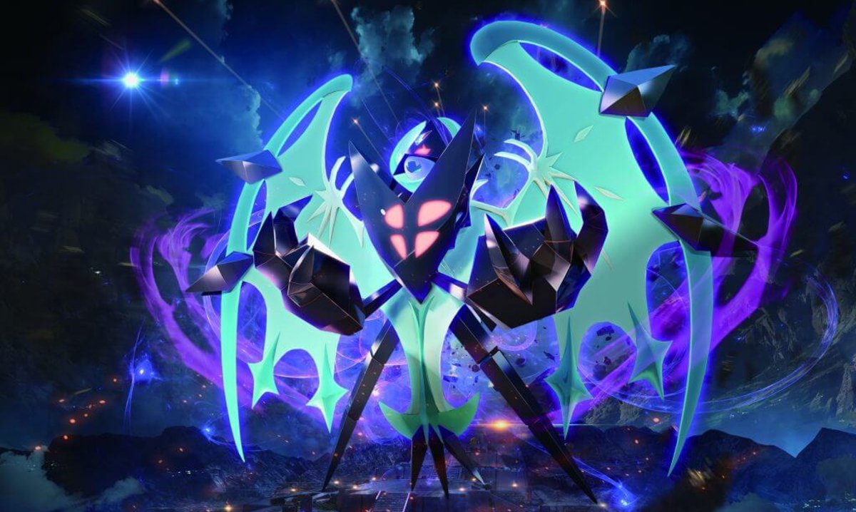 Necrozma Alas del Alba es un Pokémon Ultra Ente de tipo Psíquico/Fantasma