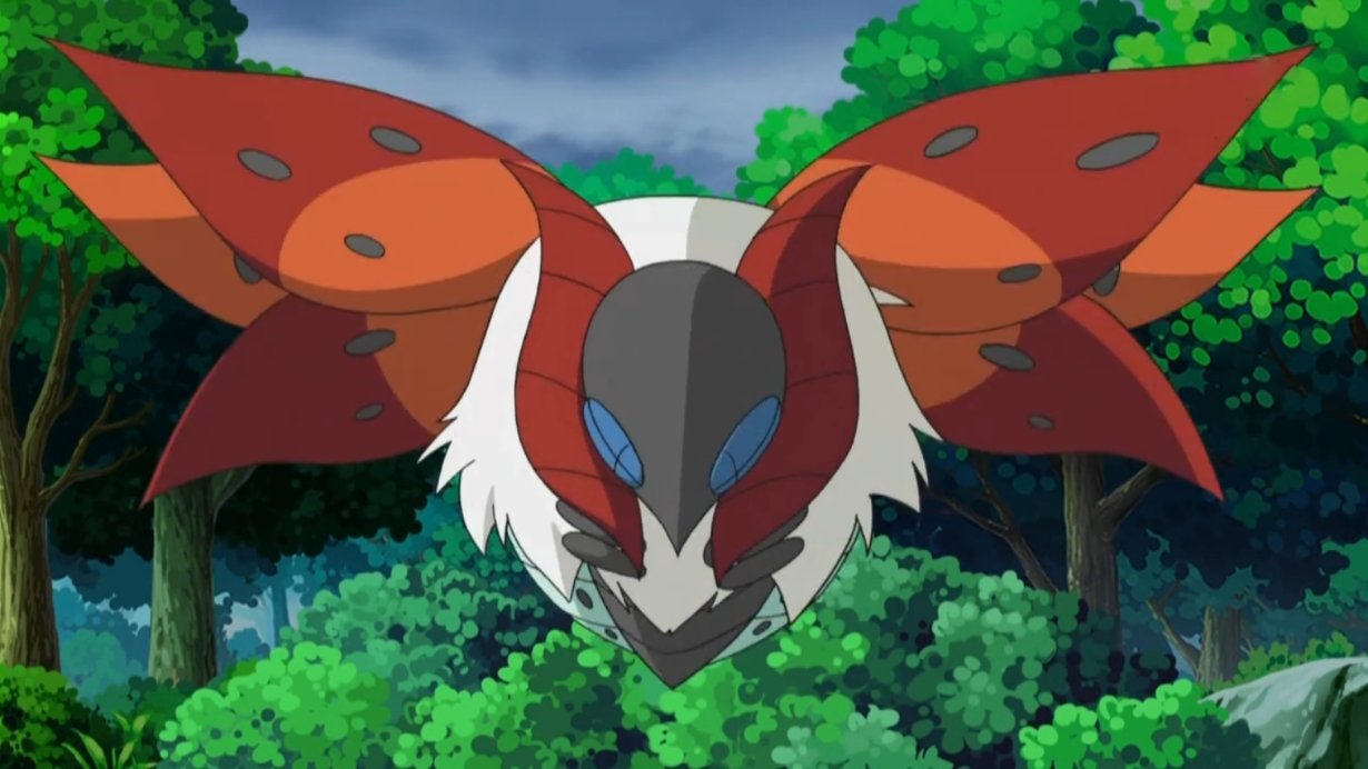 Volcarona es un Pokémon que parece no tener una boca