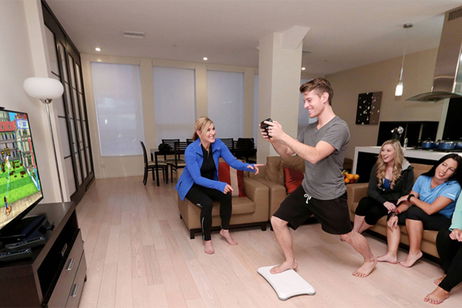 Los padres de un jugador usan Wii Fit para pesar bombonas Los padres de un jugador usan Wii Fit para pesar bombonas