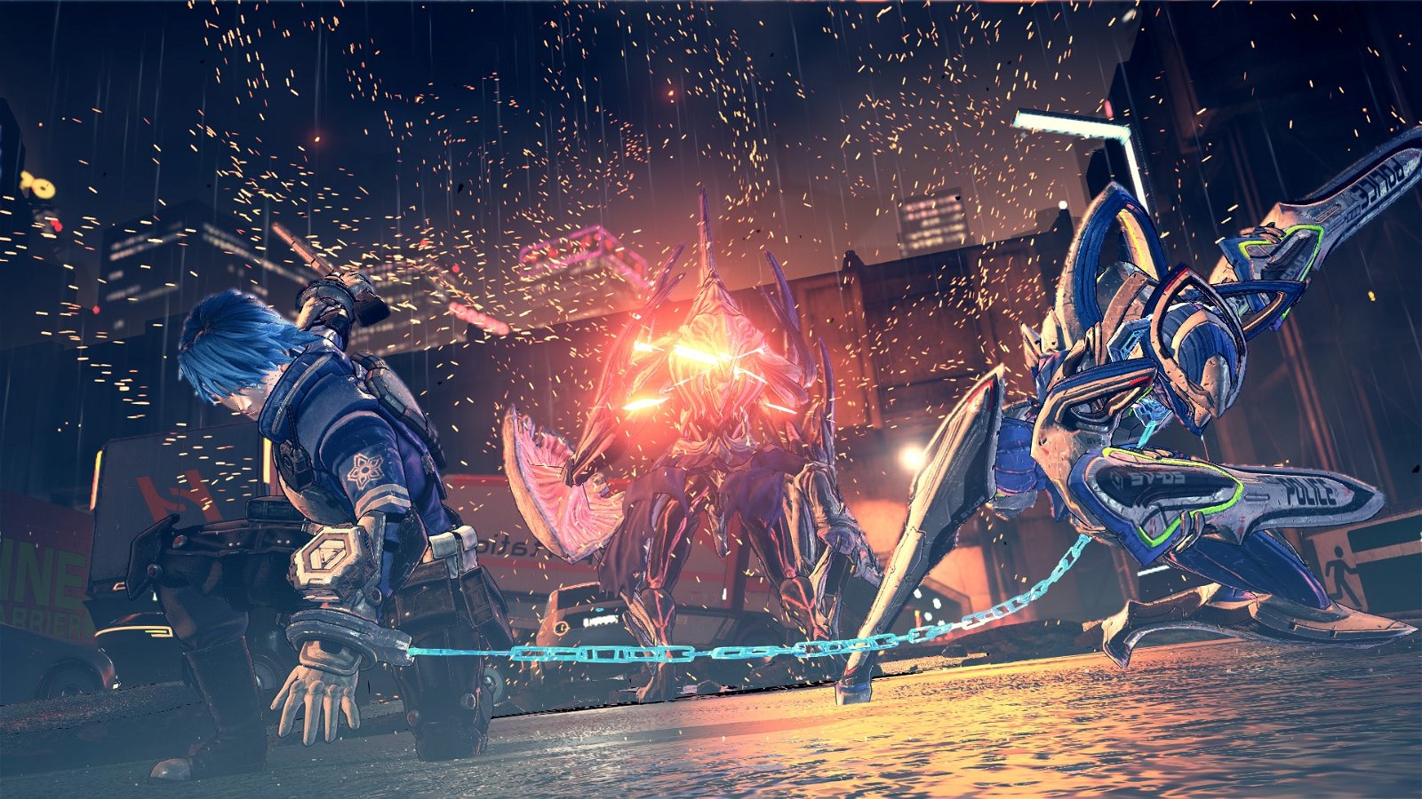 astral chain simbiosis en combate