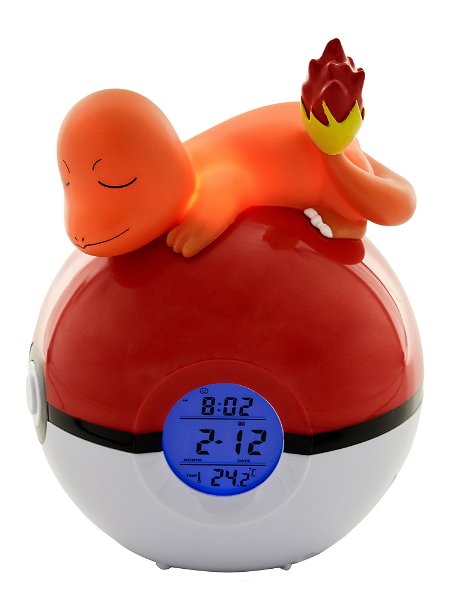 Despertador de Charmander, producto original Pokémon