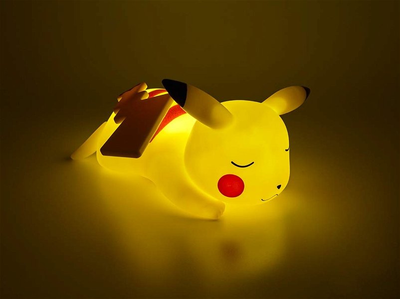 Lámpara de Pikachu dormido, producto original Pokémon