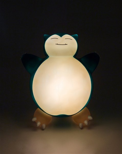 Lámpara de Snorlax, producto original Pokémon