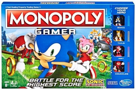 Sonic the Hedgehog ya tiene su propio Monopoly Gamer