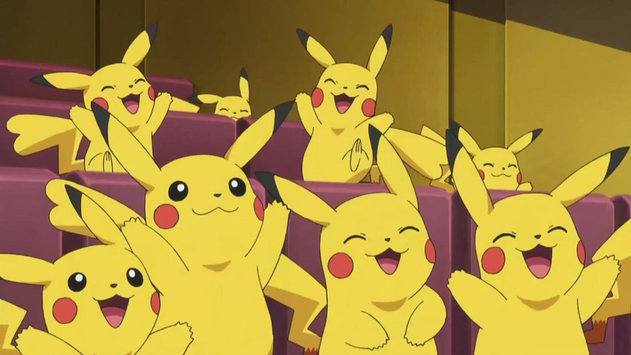 Varios Pikachu están de fiesta