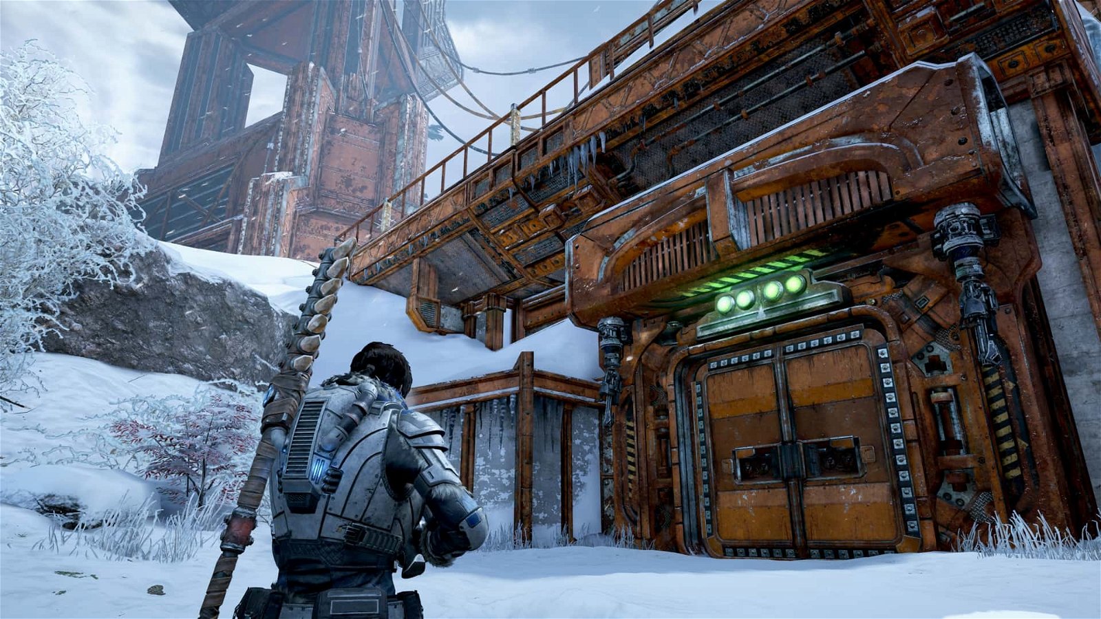 Captura de Gears 5 en la nieve