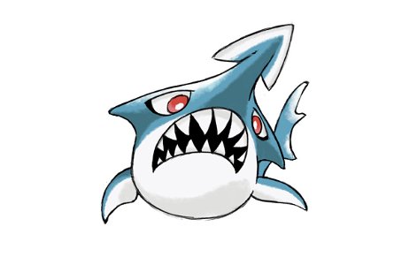 Jaggu es el tiburón que no pasó el corte para Pokémon Rojo y Azul