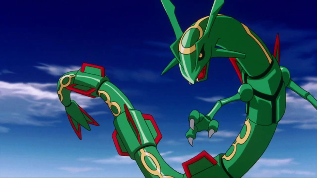 Rayquaza es un Pokémon