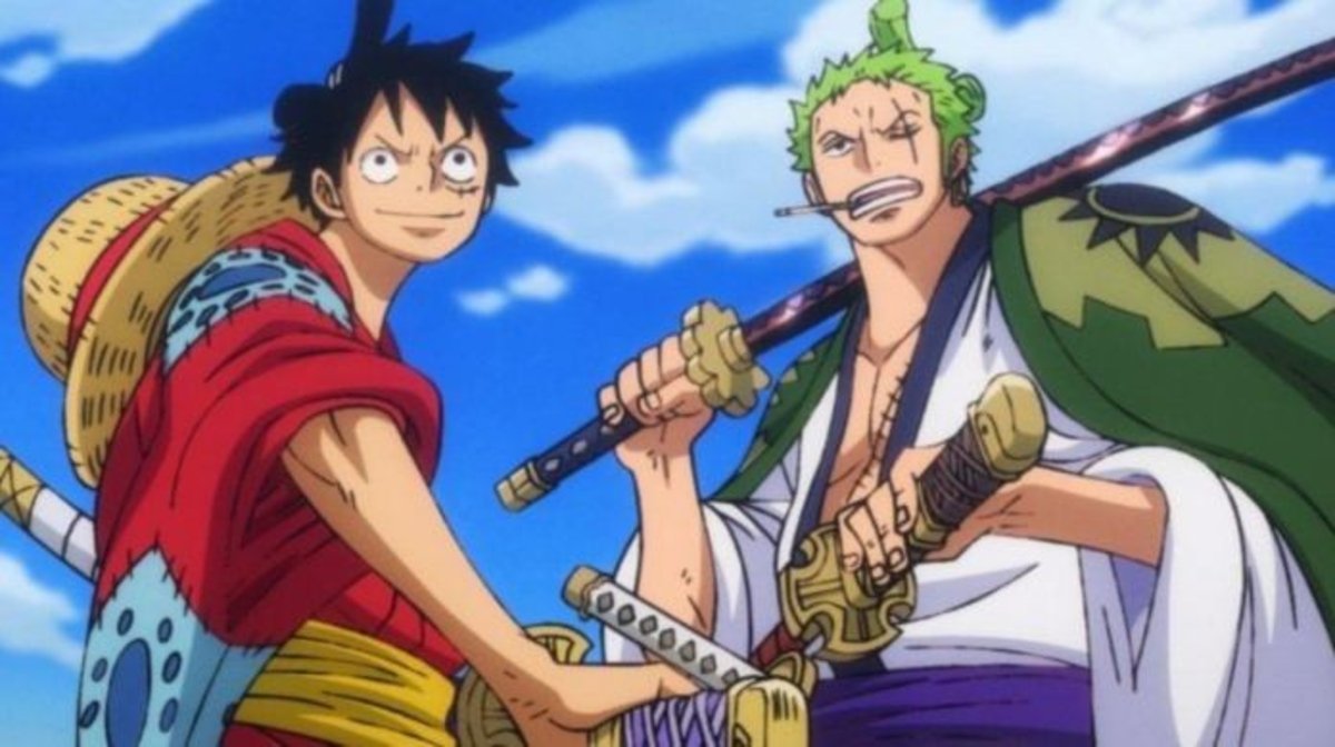 Luffy y Zoro en One Piece