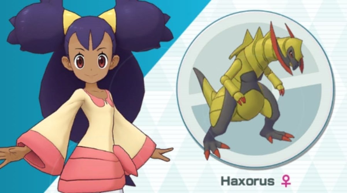 Iris y Haxorus