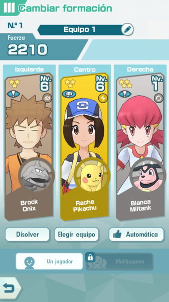 Pokémon Masters capturas