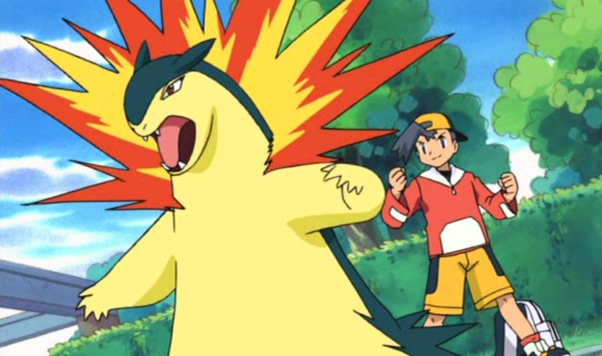 El Pokémon Thyplosion en el anime
