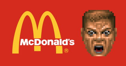 "Hackean" un cajero automático de McDonalds para jugar a Doom "Hackean" un cajero automático de McDonalds para jugar a Doom