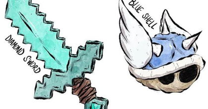 Después de dibujar toda la Pokédex original su propio estilo, hace lo propio con los objetos de otros juegos Después de dibujar toda la Pokédex original su propio estilo, hace lo propio con los objetos de otros juegos