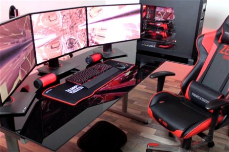 Alguien en Internet está intentando vender una silla de oficina pintada de rojo como silla gaming