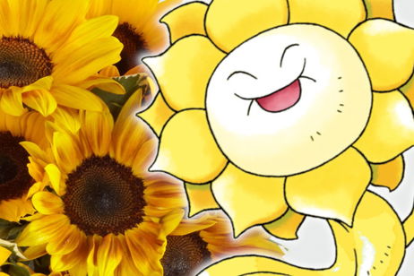 El diseño original del Pokémon Sunflora era dorado y surgía de la tierra El diseño original del Pokémon Sunflora era dorado y surgía de la tierra