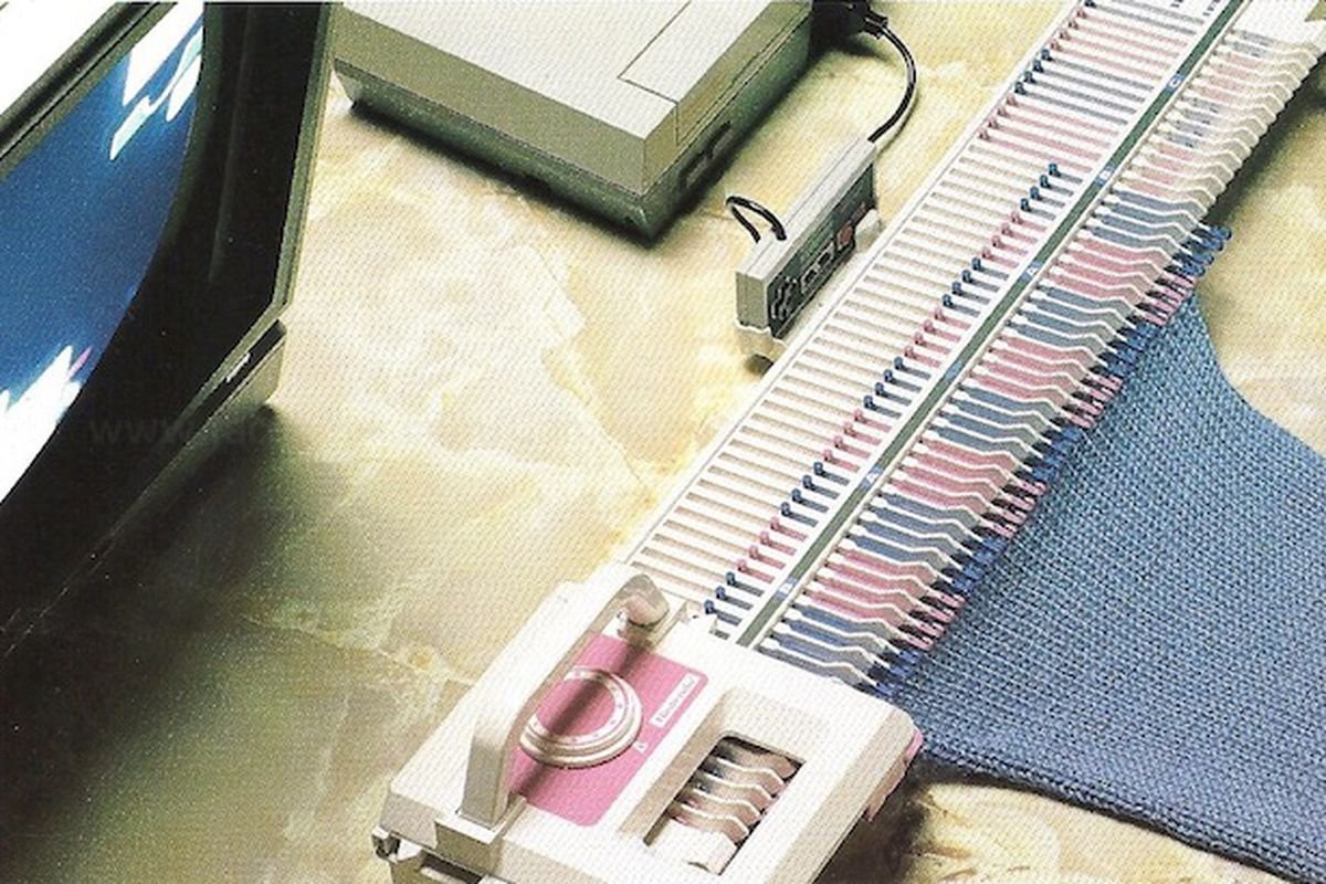 Máquina de tejer licenciada por Nintendo