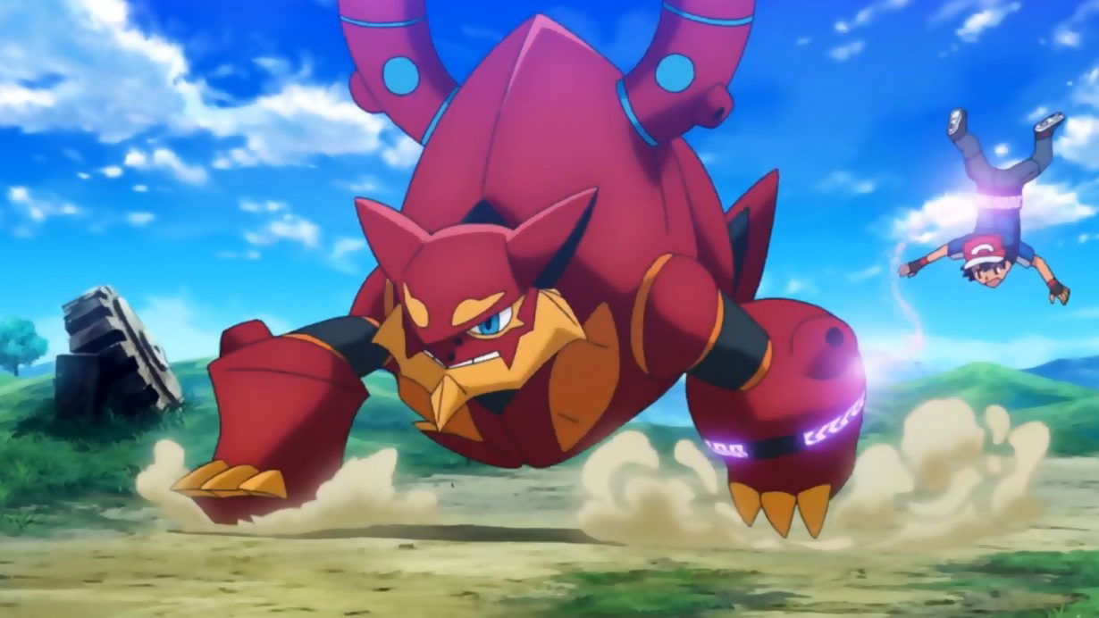 Ash y el gran Pokémon Volcanion