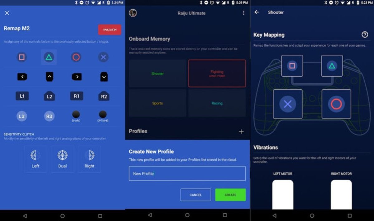 La app de Razer para Android permite personalizar los mandos para consola y PC