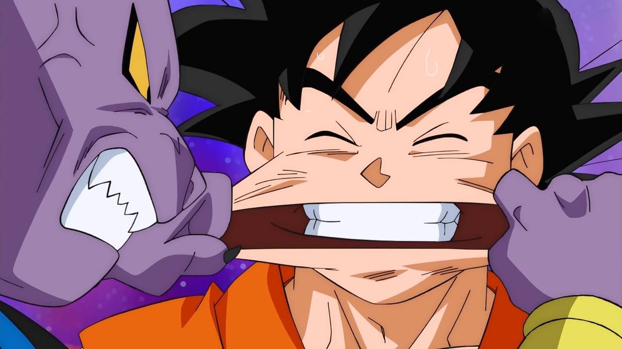 Goku y Beerus en Dragon Ball