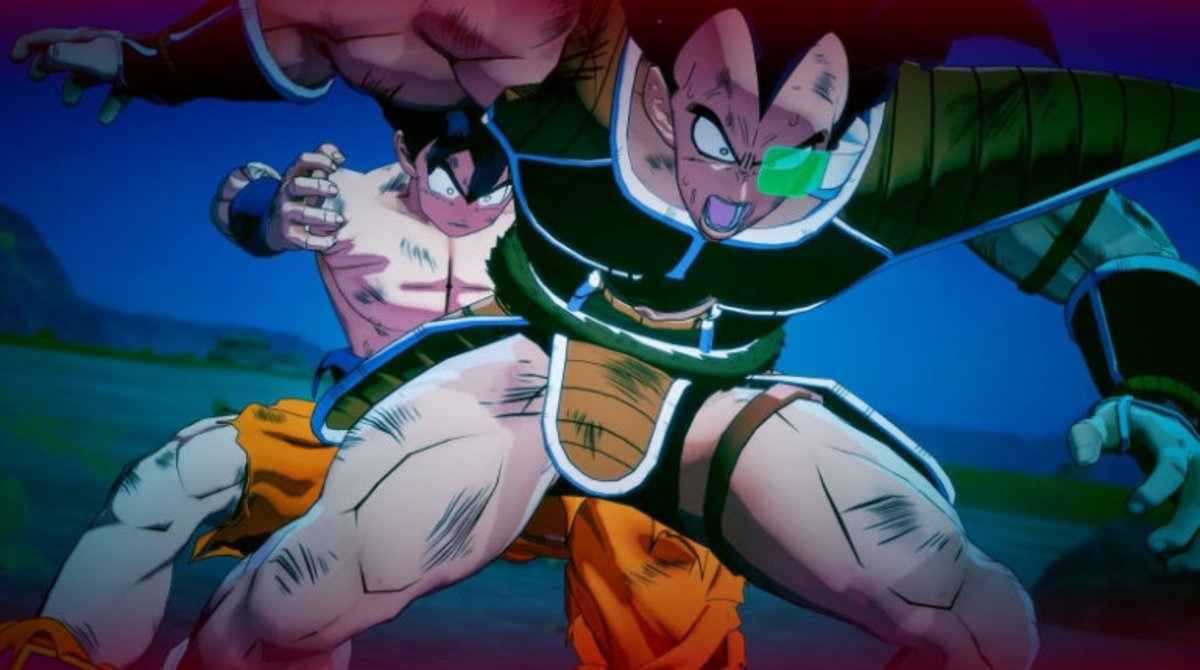Pelea entre Goku y Raditz en Dragon Ball Z: Kakarot