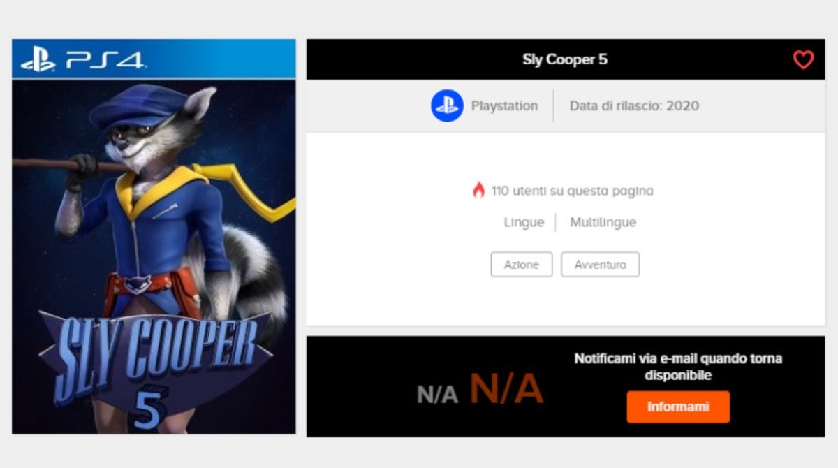 Sly Cooper 5 Instant Gaming