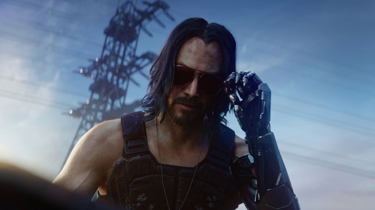 Keanu Reeves en Cyberpunk 2077