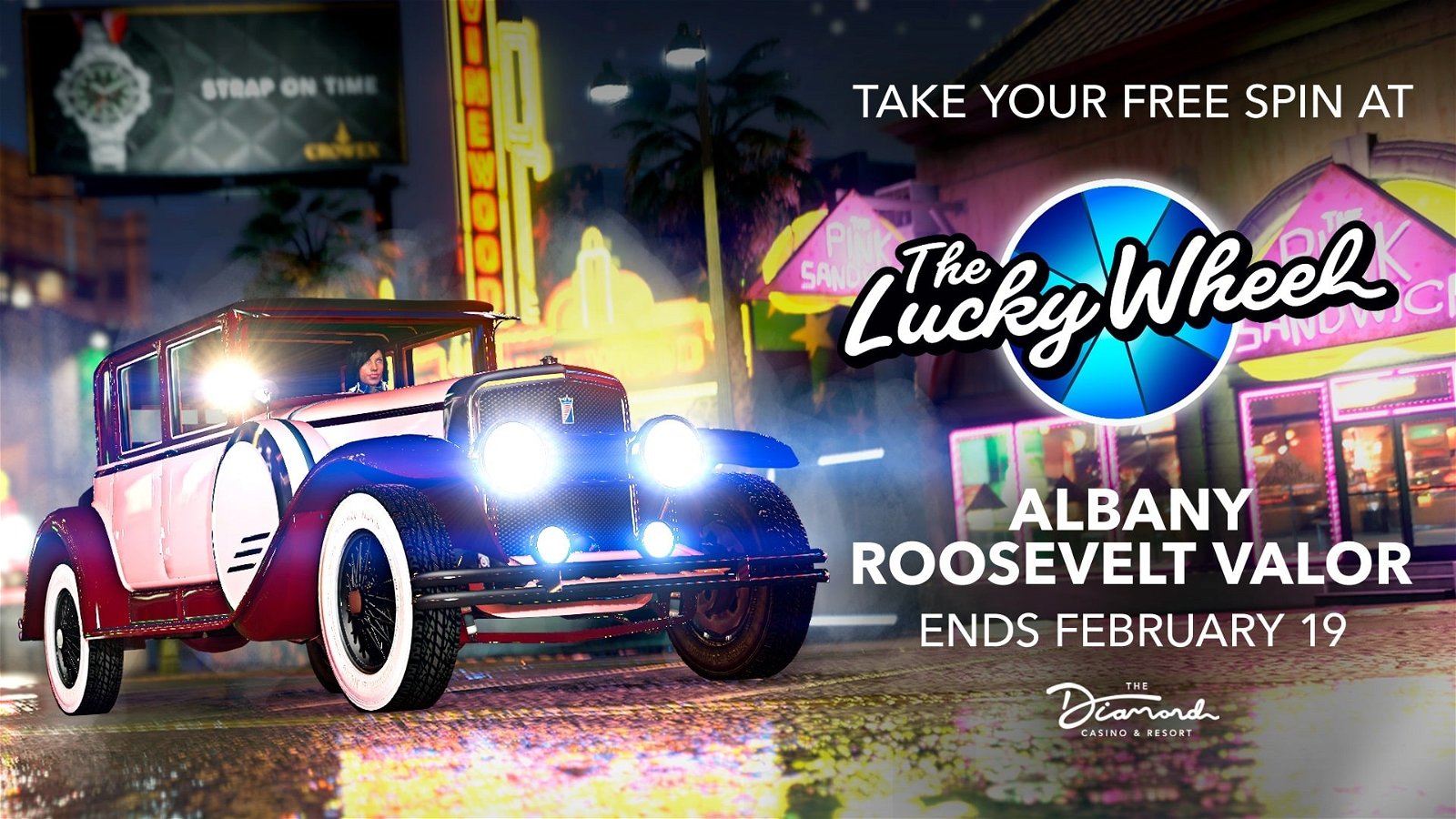 Albany Roosevelt Valor, coche del casino de san valentin 2020