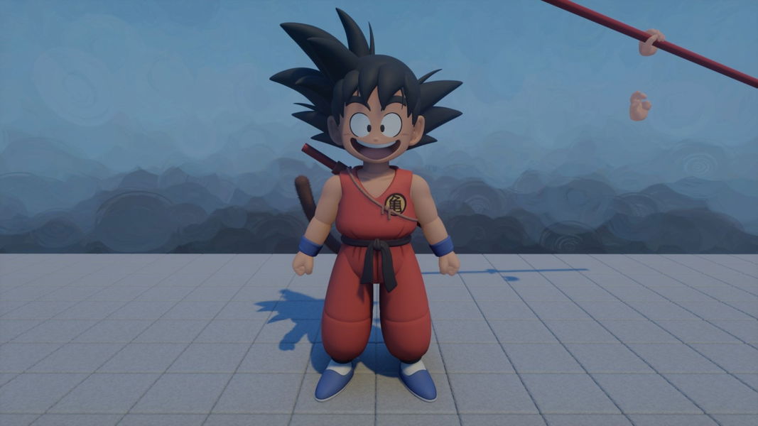 Goku de niño creado en Dreams