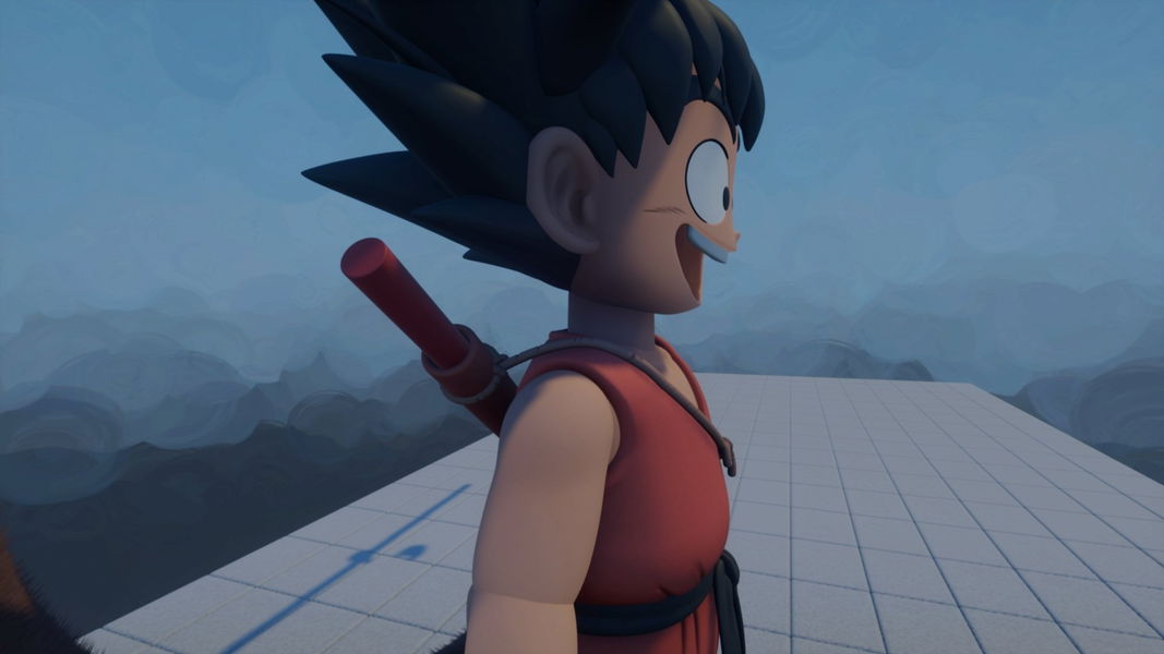 Goku de niño creado en Dreams