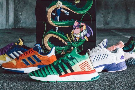 Este es el genial efecto que solo podrás ver si tienes los 7 pares de zapatillas oficiales de Dragon Ball