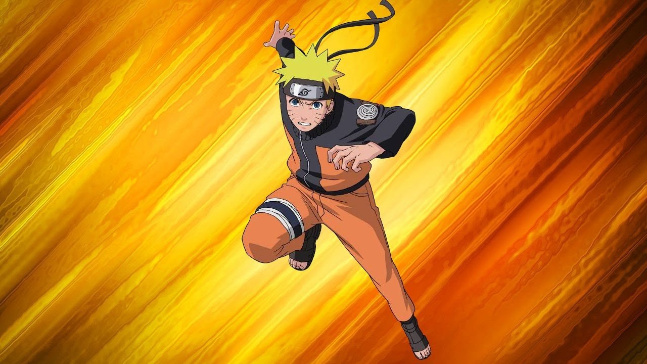 Naruto corriendo rápido