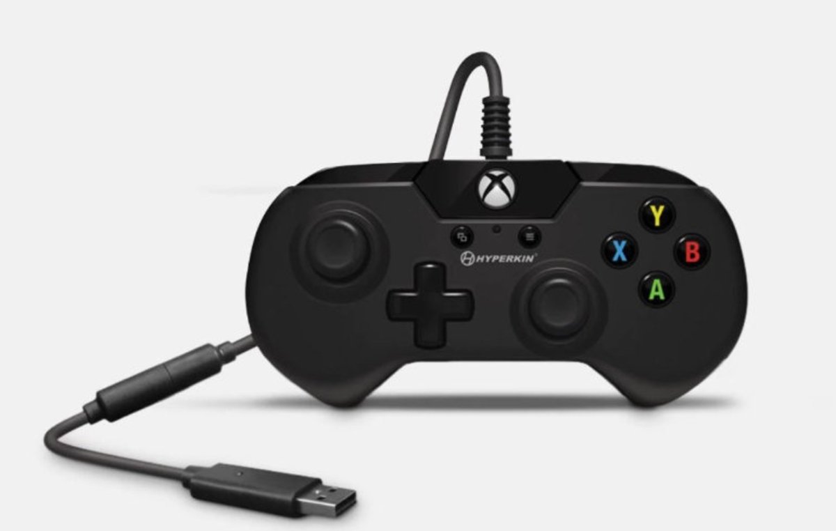 Hyperkin X91 Retro Wired Controller - Mando retro para PC y Xbox One