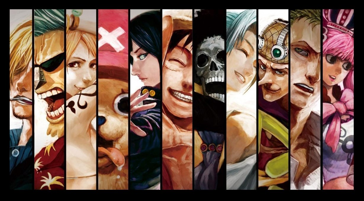 Personajes de One Piece con un estilo realista
