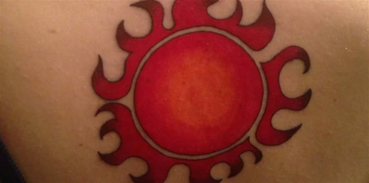 Tatuaje de One Piece: Sol
