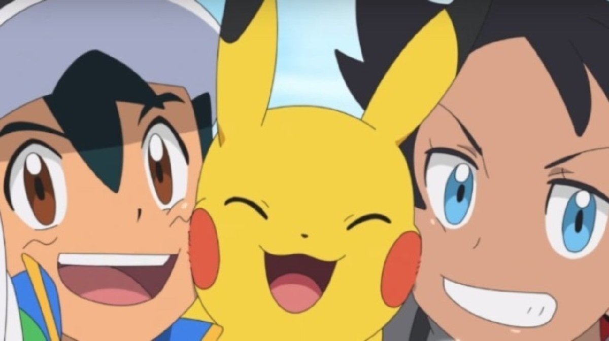 Ash, Pikachu y Go