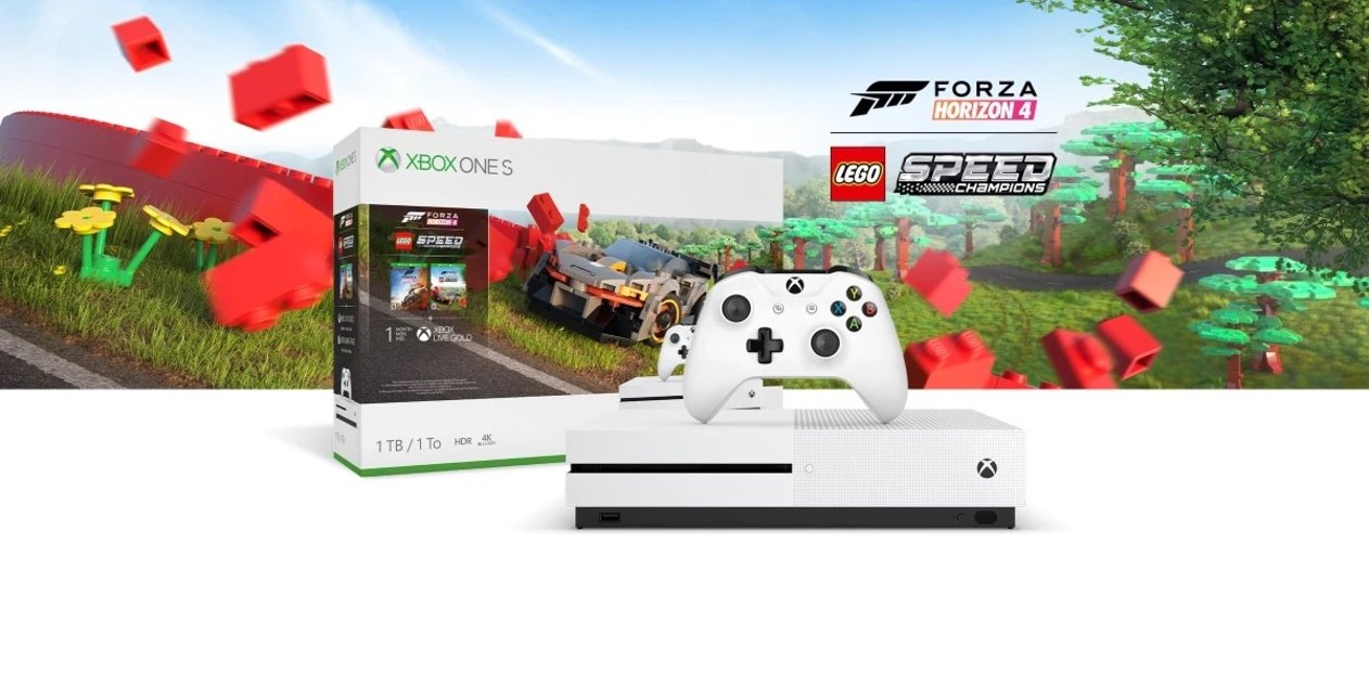 Pack Xbox One S + Forza Horizon 4 LEGO