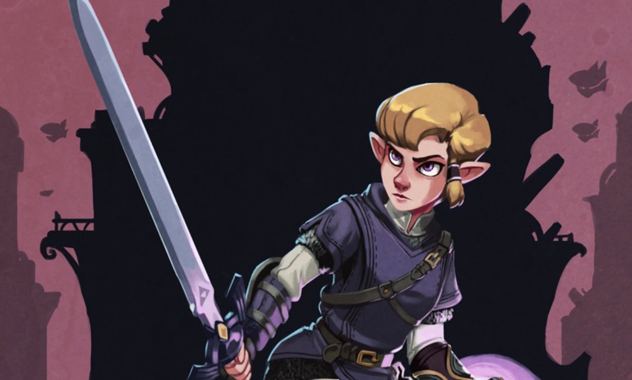 Princesa Zelda como guerrera