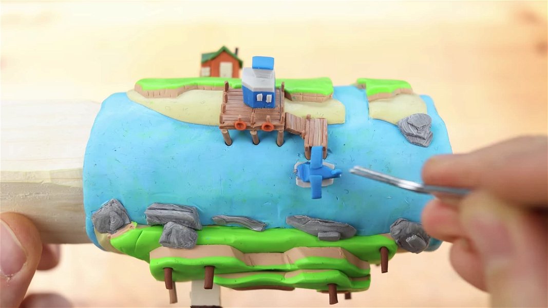 Crea su propia isla de Animal Crossing en un rollo de papel higiénico