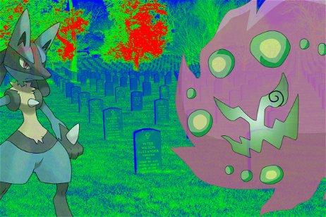 Nos encanta esta fusión Pokémon de Lucario y Spiritomb