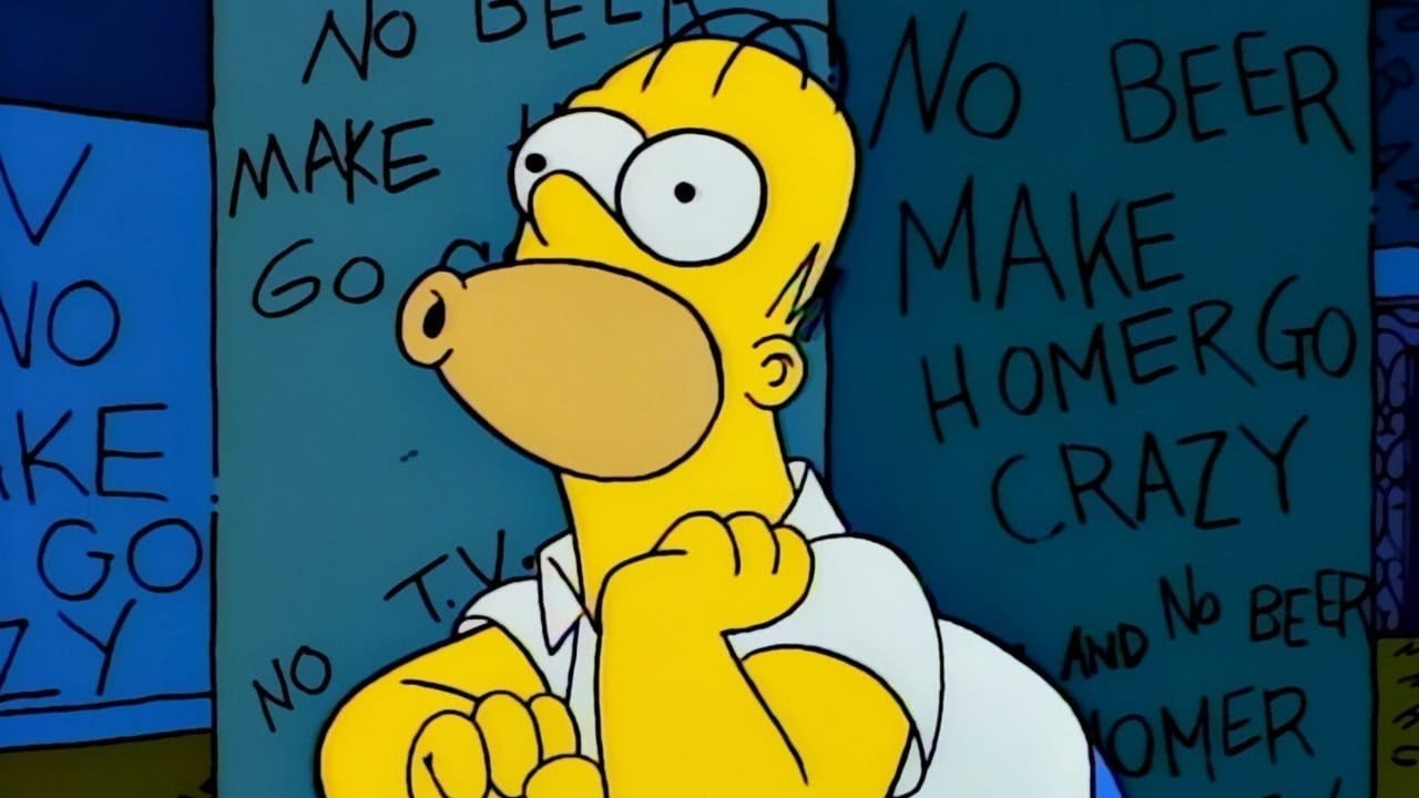 Homer se vuelve loco resplandor