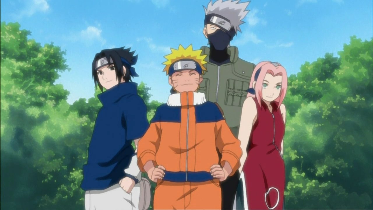 Integrantes del Team 7 de Naruto