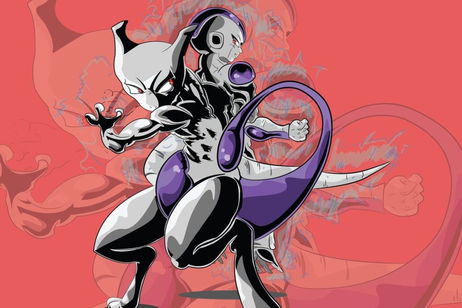 Este fan art imagina como sería una apocalíptica batalla Pokémon entre Mewtwo y Freezer Este fan art imagina como sería una apocalíptica batalla Pokémon entre Mewtwo y Freezer