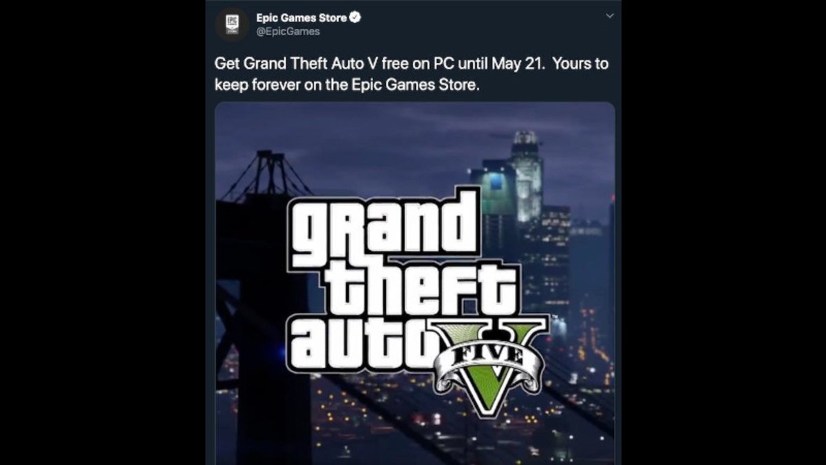 Grand Theft Auto V gratis EGS