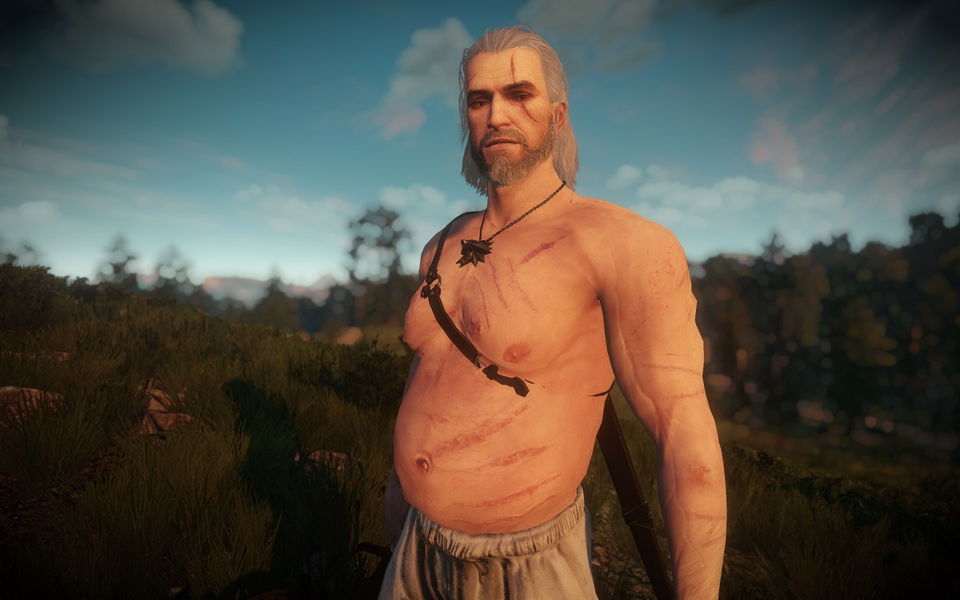 Mod Geralt de Rivia gordo