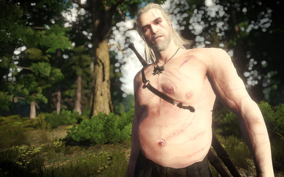 Mod Geralt de Rivia gordo